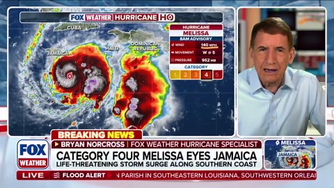 Bryan Norcross: Hurricane Melissa to bring prolonged 'nasty, dangerous' conditions to Jamaica