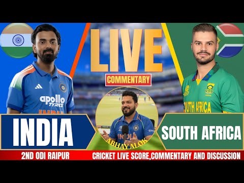 India vs South Africa | 2nd ODI Match | Live Cricket Score & Commentary | IND vs SA