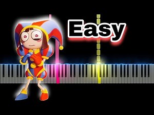 The Amazing Digital Circus - Main Theme (Easy Piano Tutorial)