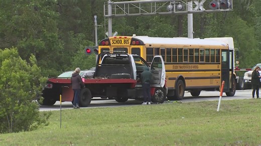 9 taken to hospital after another Duval school bus crash
