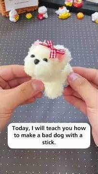 DIY Cute Fluffy Puppy with Pipe Cleaners | Easy Chenille Stem Dog Tutorial FuzzyTwist Easy pipe