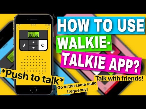 How to Use WALKIE TALKIE App? About: Walkie-Talkie - Communication Application (FULL TUTORIAL)