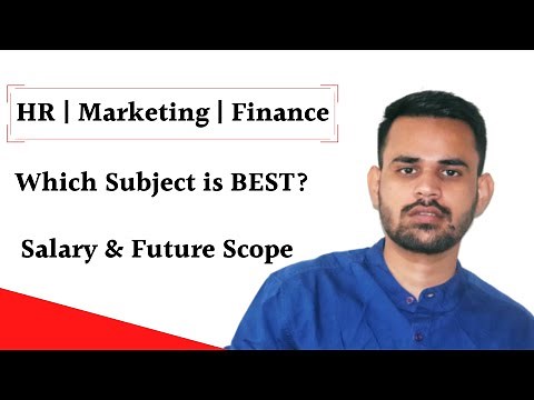 how to choose subjects in BMS/BBA | Marketing, HR and Finance | 2021