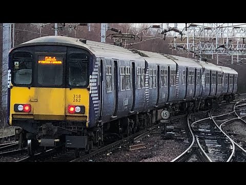British Rail Class 318 EMU: Oldest unit in Scotland.