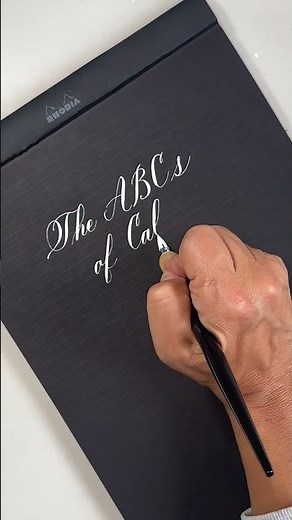 The ABCs of Calm | Mindful Calligraphy Series Intro #calligraphy