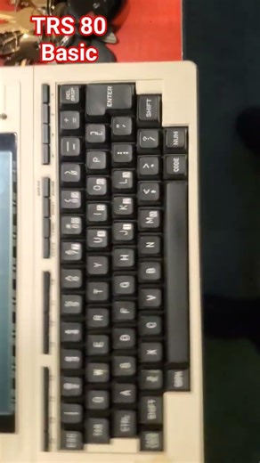 TRS 80 Basic #basic #imperialmarch #retrotech #coolgadgets