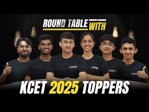 🎯 Daily Routine, Books, Study Strategies... KCET 2025 Toppers Reveal ALL | Toppers Round Table 🔥