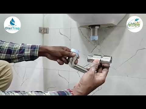 OlerTrap waterless urinal kit Installation video
