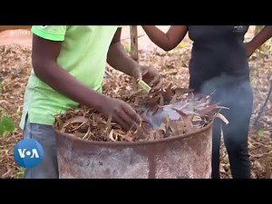Un entrepreneur béninois fabrique du charbon à base de déchets organiques