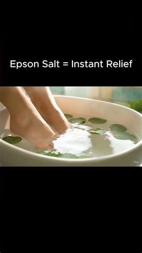 Epsom Salt Foot Soak ASMR | Stress Relief in Minutes 🛁👣 #asmr #footspa #selfcareroutine #pampertime