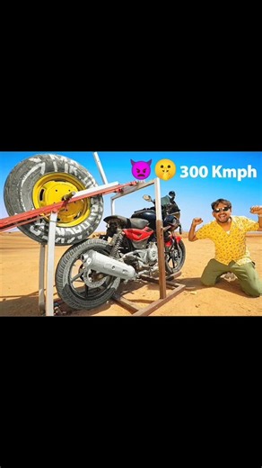 Monster Tyre Launcher - 300 Km/h Speed...👿 #shortsfeed #mrindianhacker #viralshort