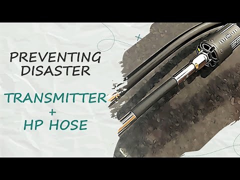 How to use a Transmitter with a High-pressure hose: Transmitter Dive Tips