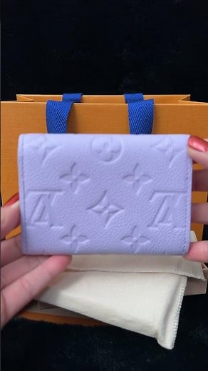 Louis Vuitton Unboxing | Rosalie Coin Purse in Empriente Leather #lvrosalie #rosaliebubbletea