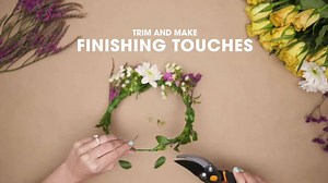 12K views · 95 reactions | Forget the veil. A flower crown is the perfect way to top your wedding day look. Watch how to make one. #HeresToFirsts | Allstate | Facebook