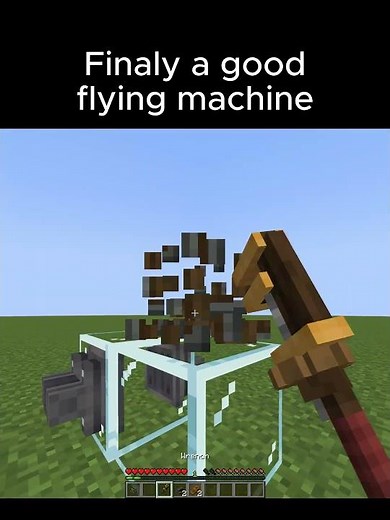 Flying in survival with the Minecraft Create mod