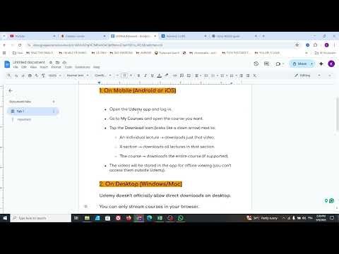 How To Download Udemy Course Videos - Full Guide
