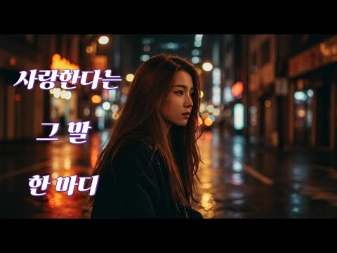 사랑감성 Kpop🎸🎸 사랑한다는 그 말 한마디 (작사:Y.S. 작곡:sono-ai)