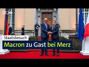 Frankreichs Präsident Macron in Berlin | BR24