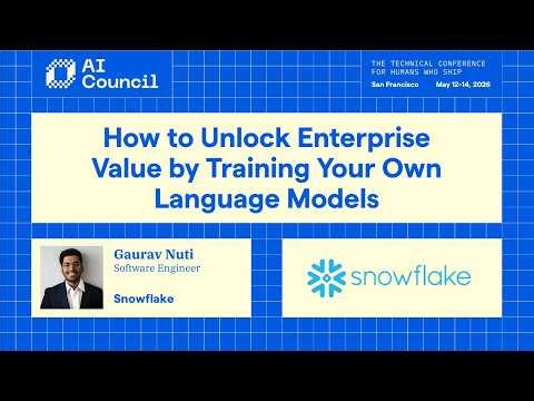 How to Unlock Enterprise Value by Training Your Own Language Models