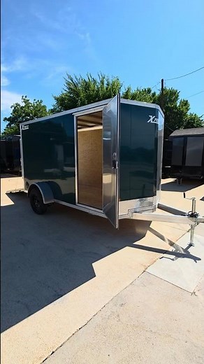 2025 ALCOM Xpress 6x12 SA Aluminum Screwless Enclosed Trailer|4-Year Nationwide Warranty |671|$4,995
