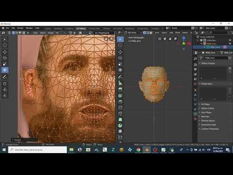 High Poly Face Converter For PS2 [Blender, Python, Pillow]