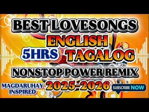 SUNDAY VIBES🔥NONSTOP POWER REMIX 💫 2025-2026 I 5HRS BEST GOLDEN OPM 80'S ENGLISH TAGALOG LOVESONGS 💘