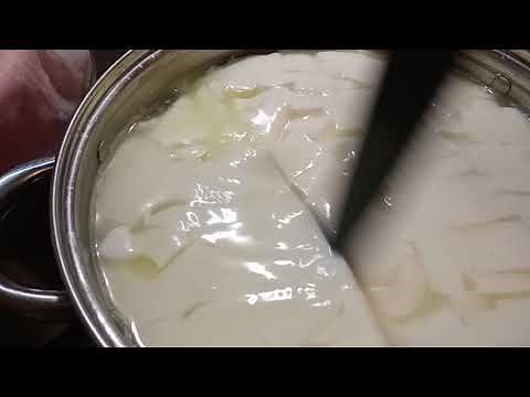 Syr z kravského mlieka automat.Domáca výroba syra. Syrová hrudka. #jedlo #varenie #cocina #comida