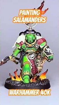 How I paint Salamanders Warhammer 40k #warhammer40k #wargames #miniature #rpg #warhammercommunity