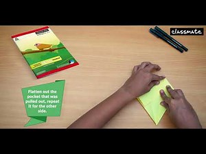 How To Make An Origami Sparrow - Instruction Video | Origami Notebooks By Classmate