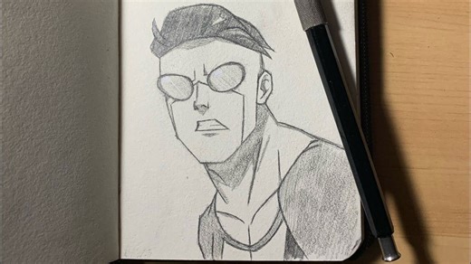 Quick sketching Invincible tutorial