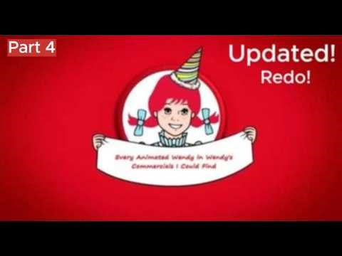 Every Animated Wendy in Wendy's Commercials I Could Find (Compilation UPDATED Redo!) (Part 4) (HD)