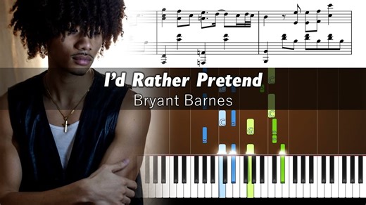 Bryant Barnes - I'd Rather Pretend - Piano Tutorial with Sheet Music_1223