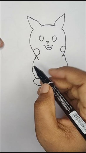 "Cute Pikachu Drawing | Step by Step for Beginners"