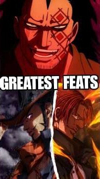 Greatest Feats Of One Piece Characters🗿#onepiece #luffy #zoro