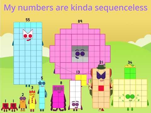 (1800 Subscribers Special!) Numberblocks Fibonacci Sequence Band