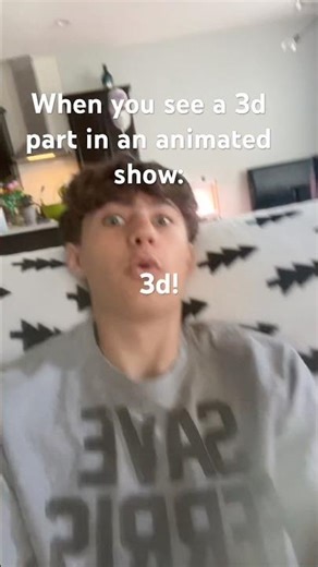 When you see a 3d printed art in an animated show