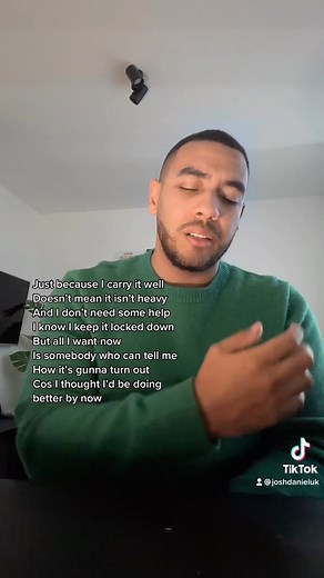 For anyone that’s going through something rn 💙 CARRY IT WELL - @samfischer | Josh Daniel