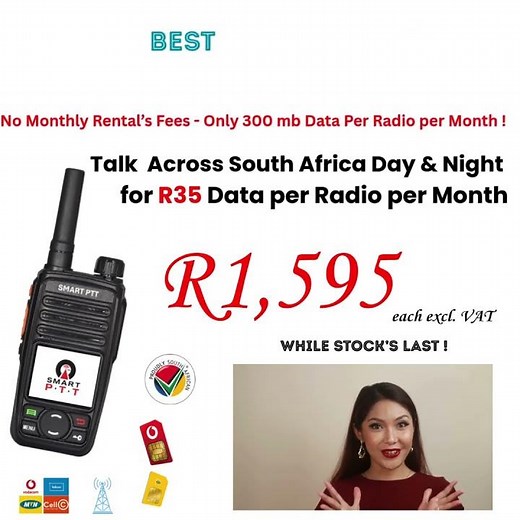 Smart PTT Sim Card Two-Way Radios