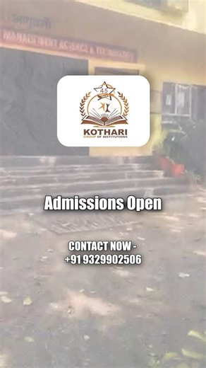Admission Open 2026 | BBA & BCA with Artificial Intelligence | kothari college ll KSN ll