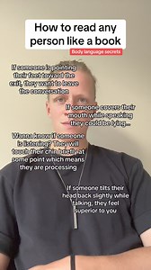 Body language secrets to read people #bodylanguage #bl #blsecrets #nlp Sign up for our psychology newsletter here! https://shorturl.at/xnG62 Follow @grayson.psychology for more psychology! | Graysonpeterjay