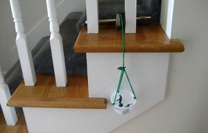 Experimento con poleas para hacer un ascensor casero