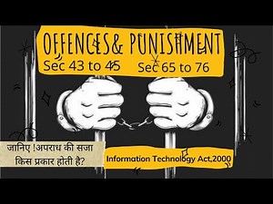 Offences &Punishment | Information Technology act,2000 | Law lecture