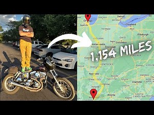 I Rode Wheelies In EVERY STATE On My Harley Davidson! - Alabama To Illinois