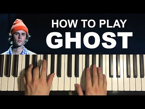 Justin Bieber - Ghost (Piano Tutorial Lesson)
