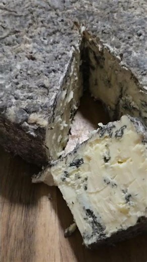 Exotic Homemade Artisan Blue Cheese. Stilton Style.