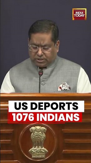 US Deports 1,076 Indians This Year, MEA Shares Migration Update #trump #immigration