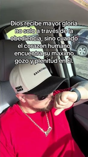 “Dios es mas glorificado en nosotros cuando estamos mas satisfechos en Él.” - John Piper #Dios