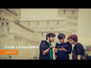 ePortfolio - Create a Presentation - Learner