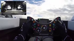 F1 cockpit - Helmet camera in HD
