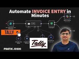 Automate Invoice Entry with n8n + Tally — No-Code Workflow (Save HOURS!)